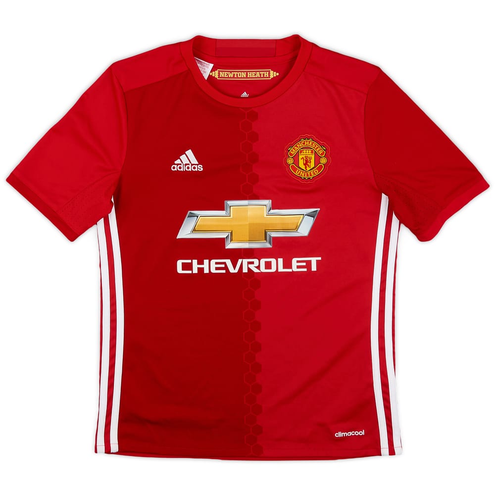 2016-17 Manchester United Home Shirt - 9/10 - (M.Boys)
