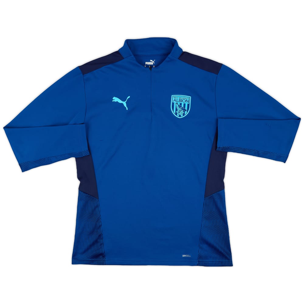 2020-21 West Brom Puma 1/4 Zip Training Top - 8/10 - (M)