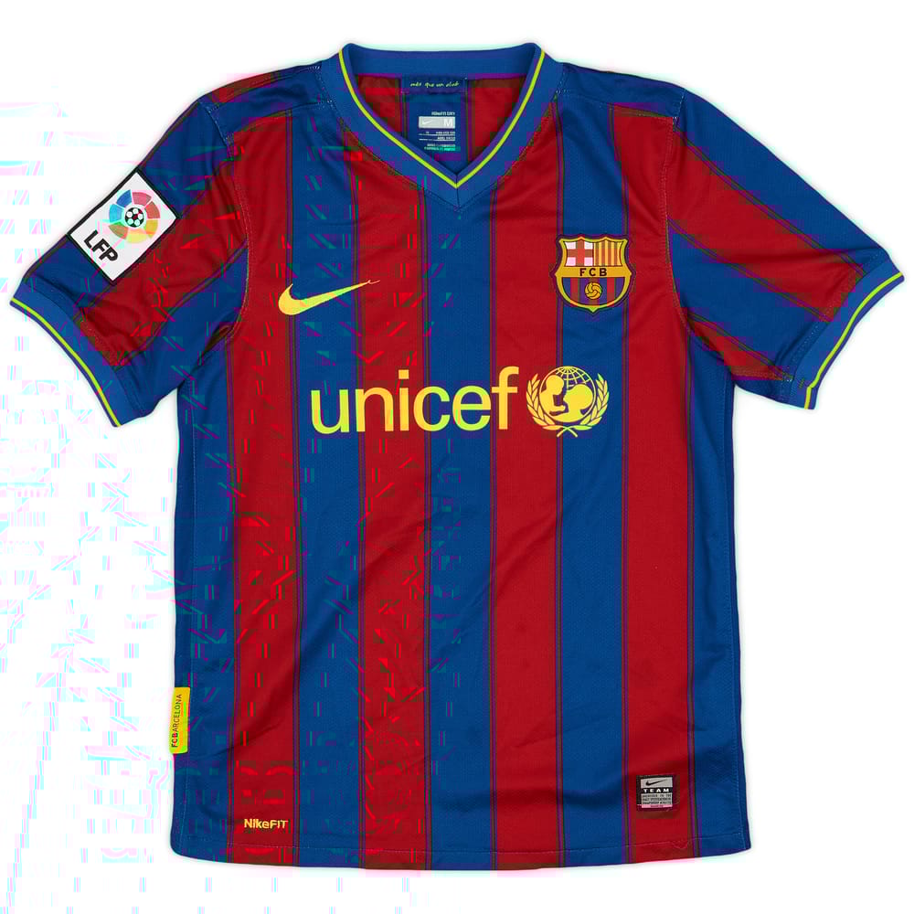 2009-10 Barcelona Home Shirt - 8/10 - (M.Boys)