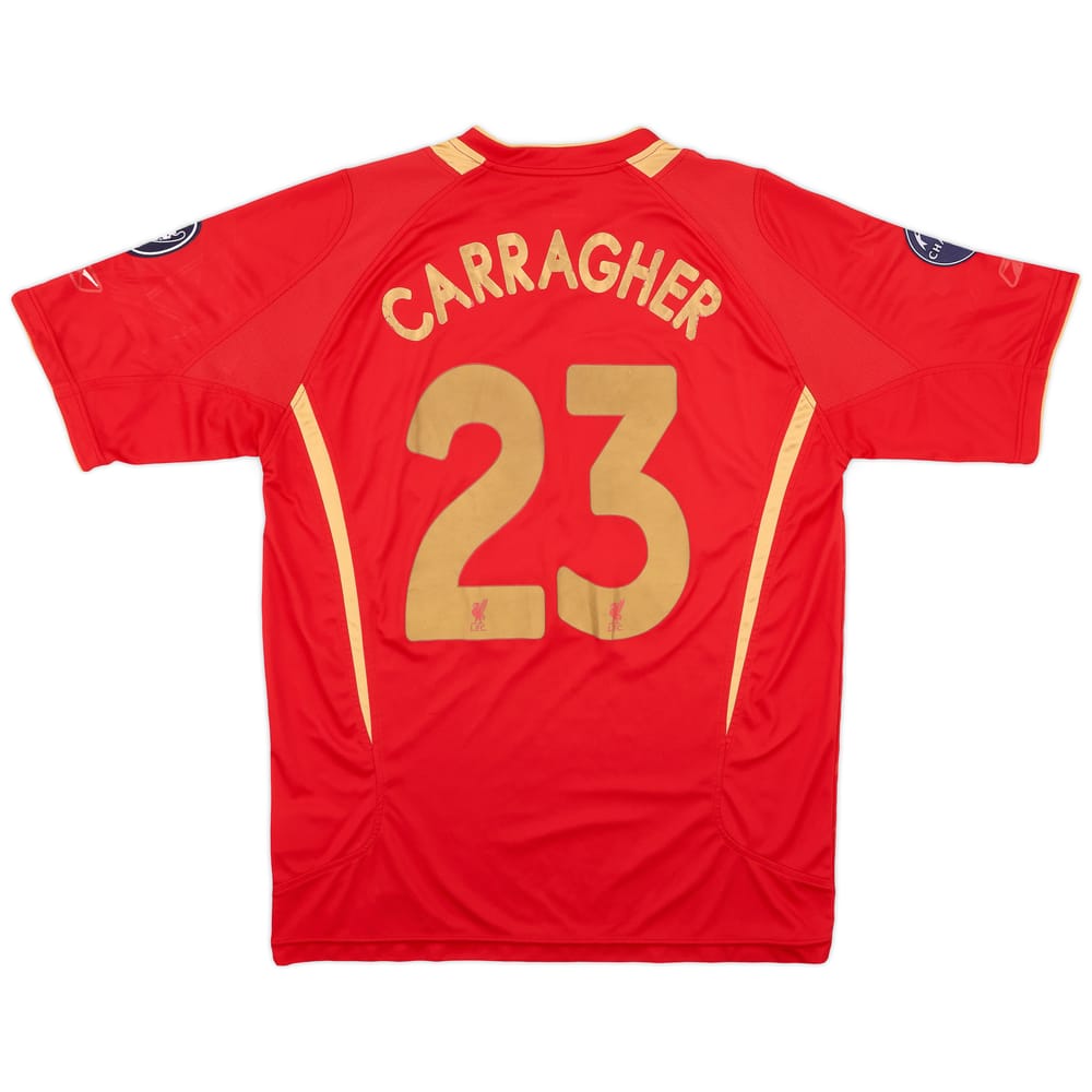 2005-06 Liverpool CL Home Shirt Carragher #23 - 4/10 - (M)