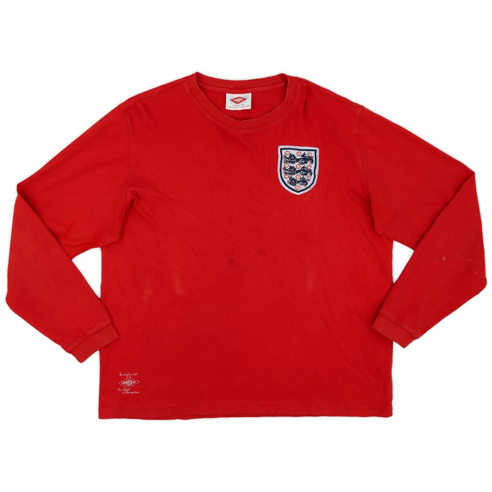 2010 '1966' England Umbro Reissue Away L/S Shirt #10 - 8/10 - (XL)