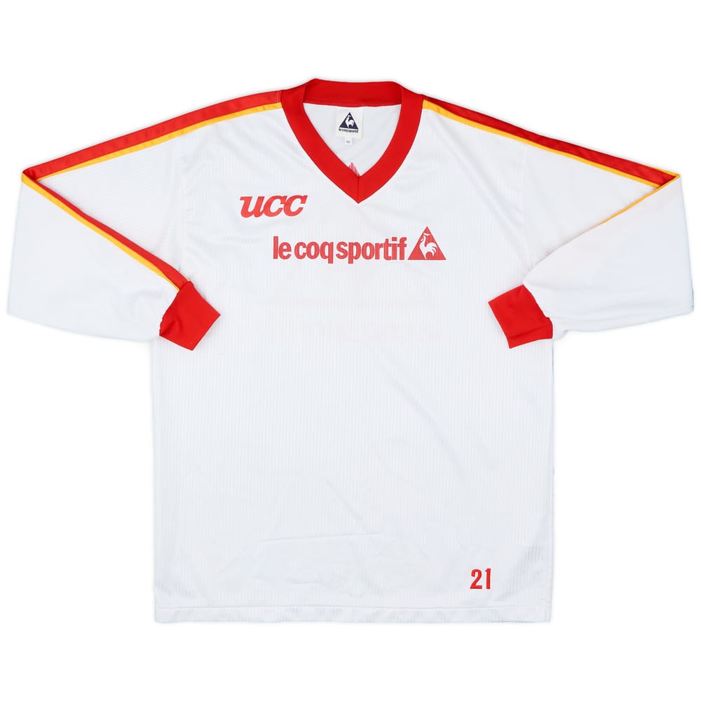 1998-99 Nagoya Grampus Eight Player Issue Le Coq Sportif Training L/S Shirt #21 - 8/10 - (XL)