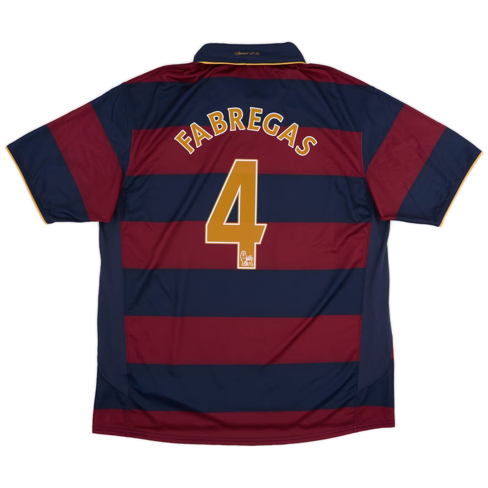 2007-08 Arsenal Third Shirt Fabregas #4 - 9/10 - (XL)