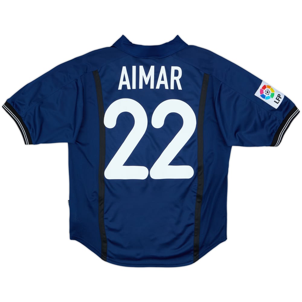 2000-01 Valencia Away Shirt Aimar #22 - 8/10 - (S)