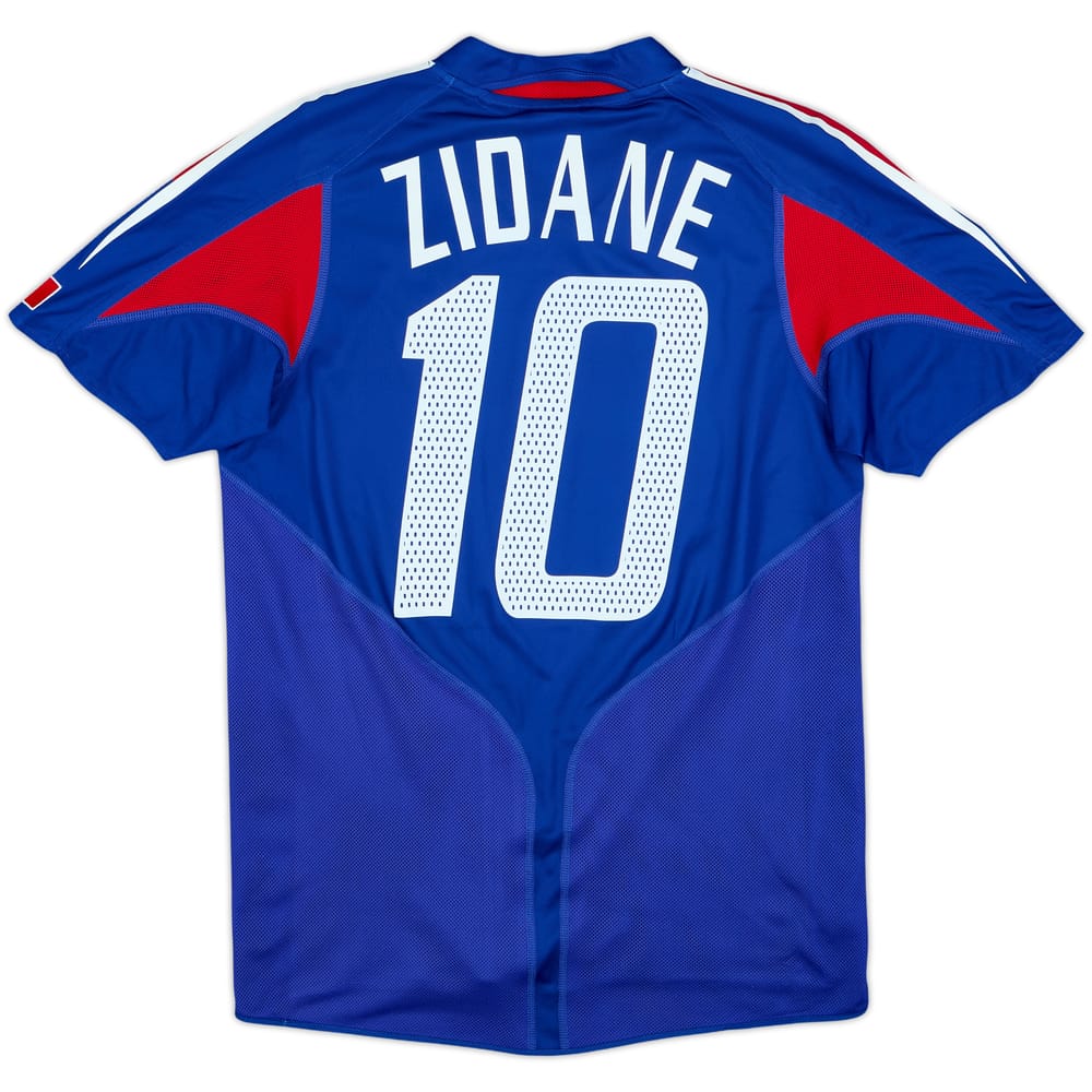 2004-06 France Home Shirt Zidane #10 - 10/10 - (XL.Boys)