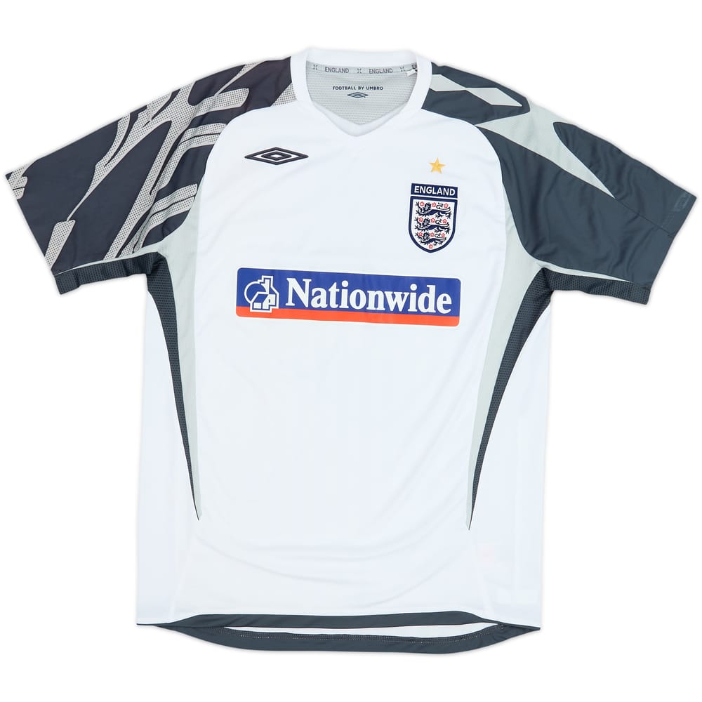 2005-06 England Umbro Training Shirt - 8/10 - (M)