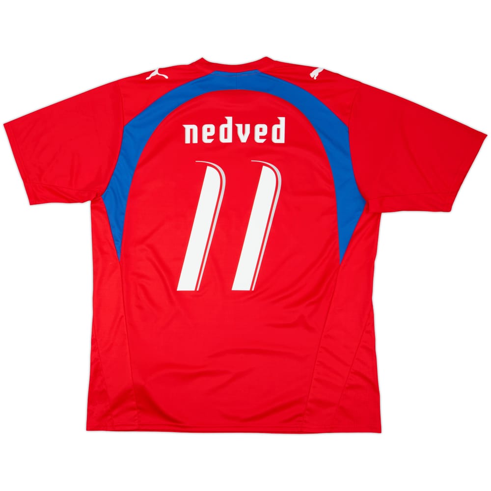 2006-08 Czech Republic Basic Home Shirt Nedved #11 - 5/10 - (XL)