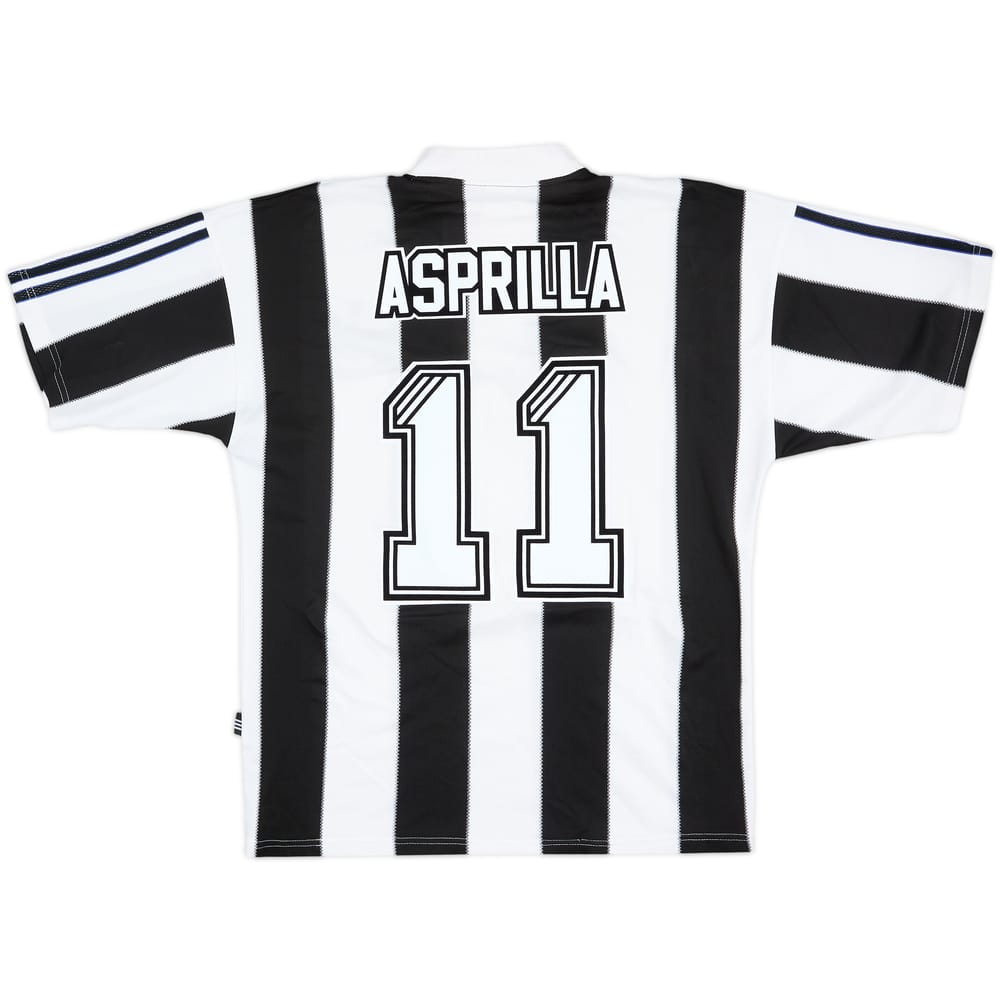 1995-97 Newcastle Home Shirt Asprilla #11 - 9/10 - (M)