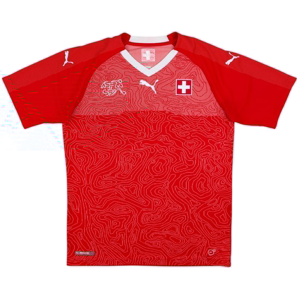 2018-20 Switzerland Home Shirt - 8/10 - (M)