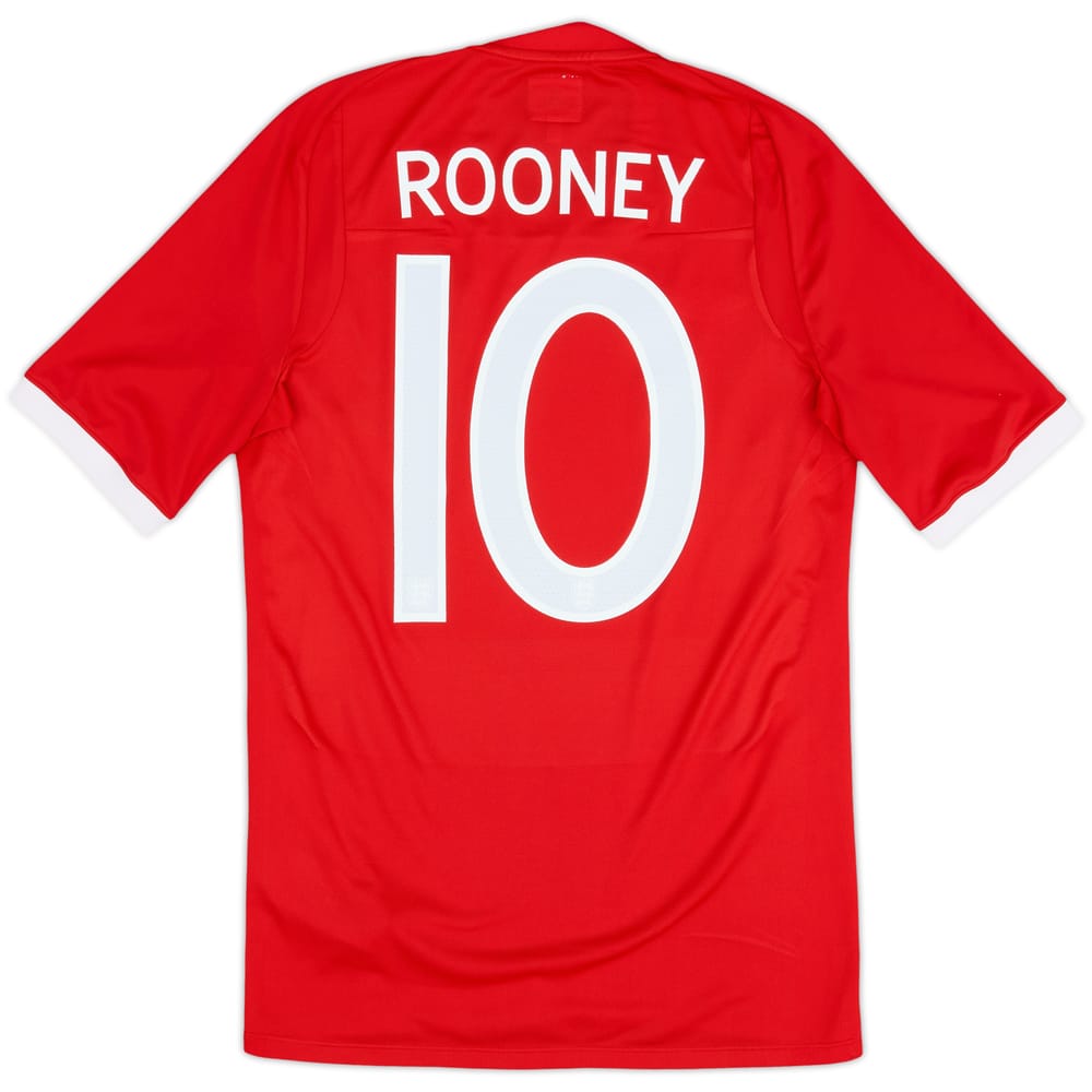 2010-11 England 'South Africa' Away Shirt Rooney #10 - 10/10 - (XS)