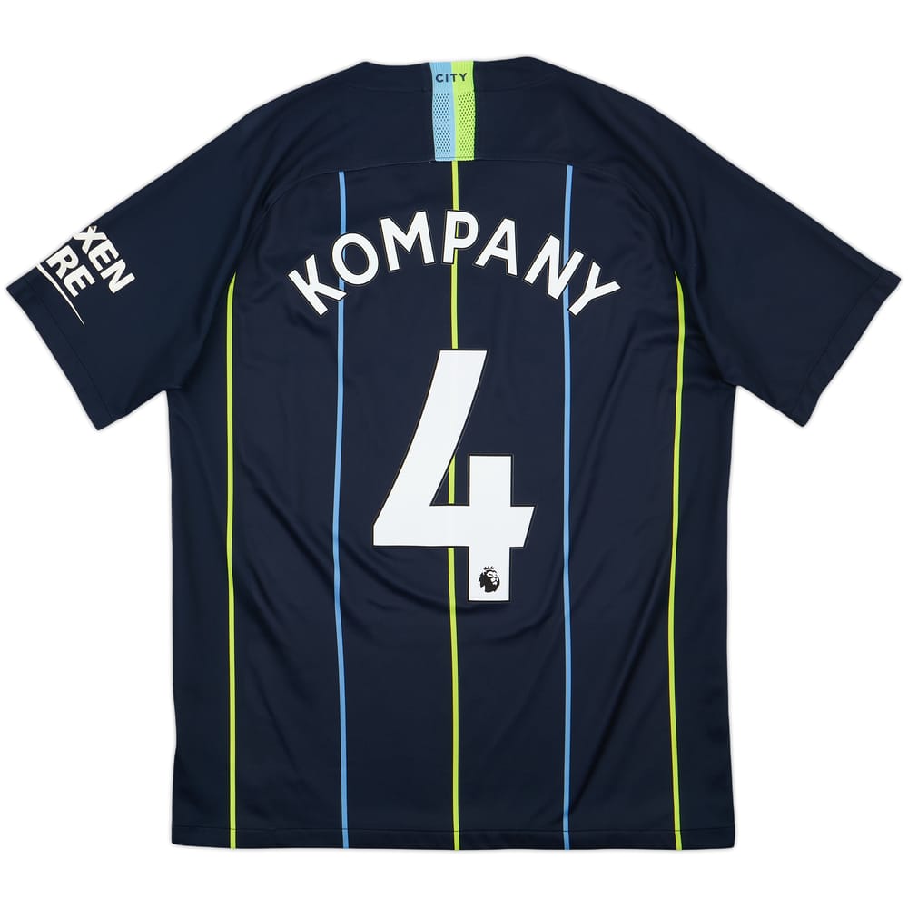2018-19 Manchester City Away Shirt Kompany #4 - 7/10 - (M)