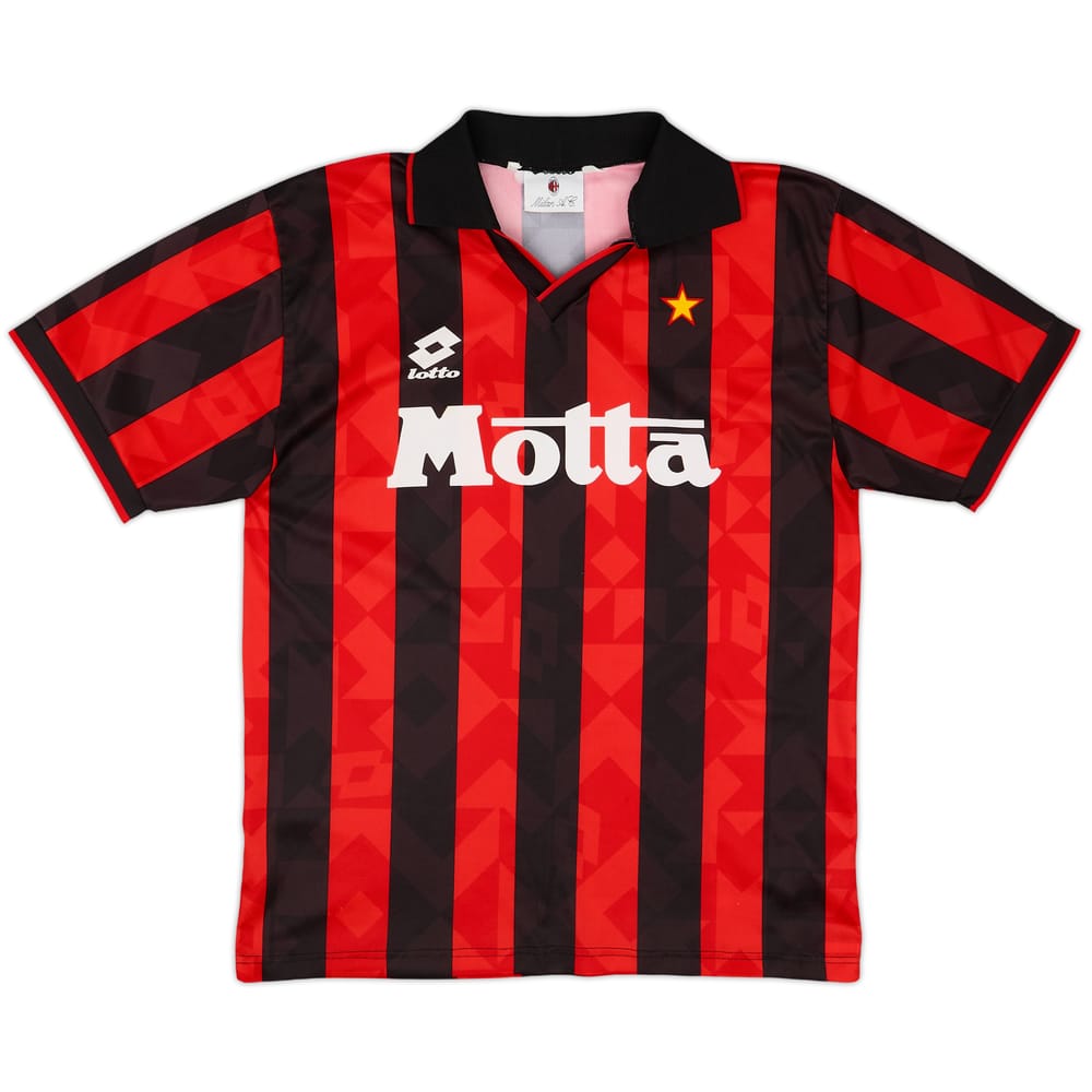 1993-94 AC Milan Home Shirt - 9/10 - (M/L)