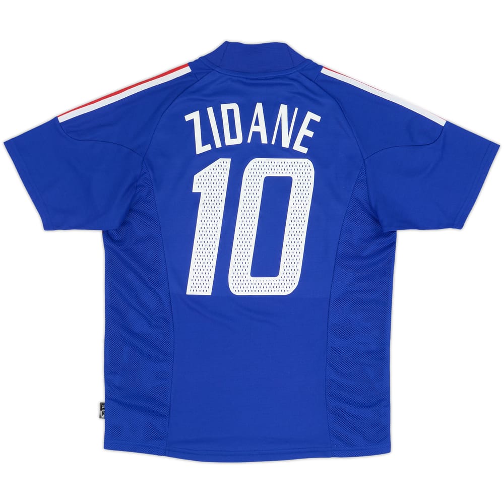 2002-04 France Home Shirt Zidane #10 - 8/10 - (S)