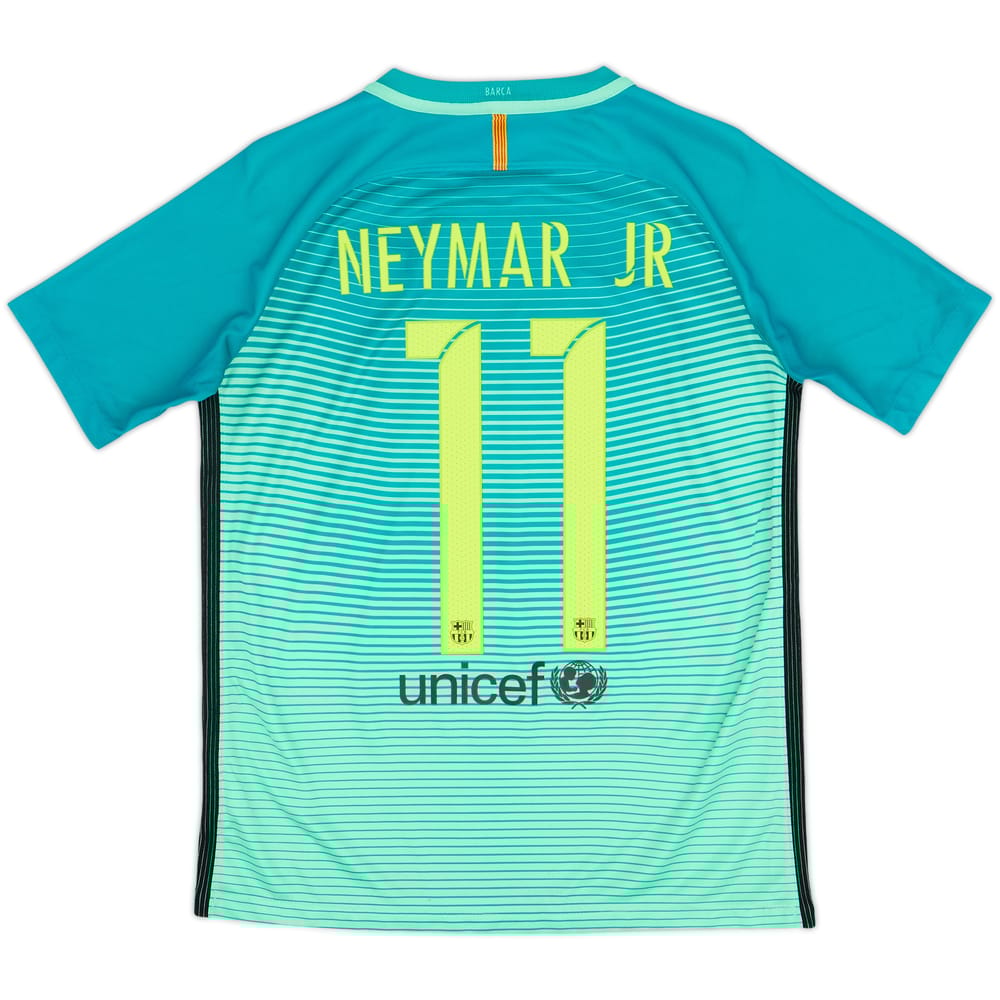 2016-17 Barcelona Third Shirt Neymar Jr #11 - 8/10 - (XL.Boys)