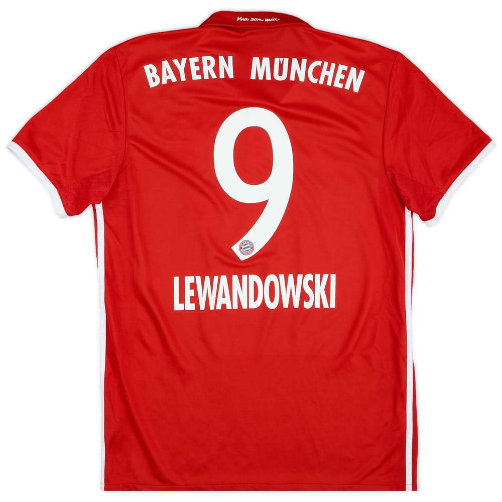 2016-17 Bayern Munich Home Shirt Lewandowski #9 - 8/10 - (S)