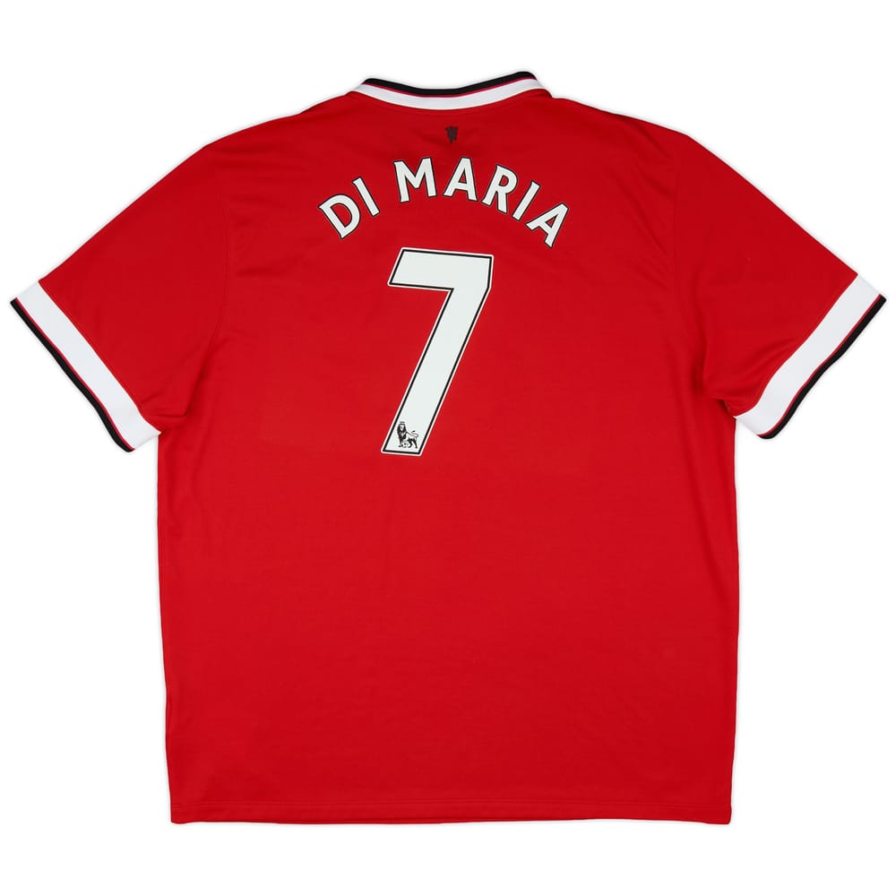 2014-15 Manchester United Home Shirt Di Maria #7 - 8/10 - (XXL)