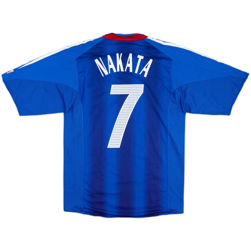 2004-06 Japan Authentic Home Shirt Nakata #7 - 9/10 - (M)