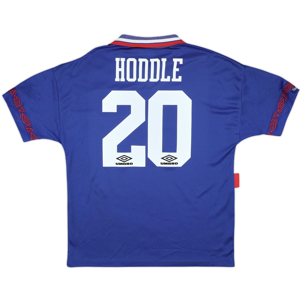 1994-95 Chelsea Home Shirt Hoddle #20 - 8/10 - (L)