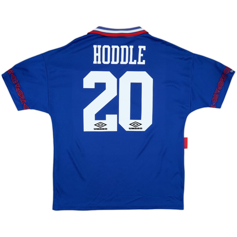 1994-95 Chelsea Home Shirt Hoddle #20 - 7/10 - (L)