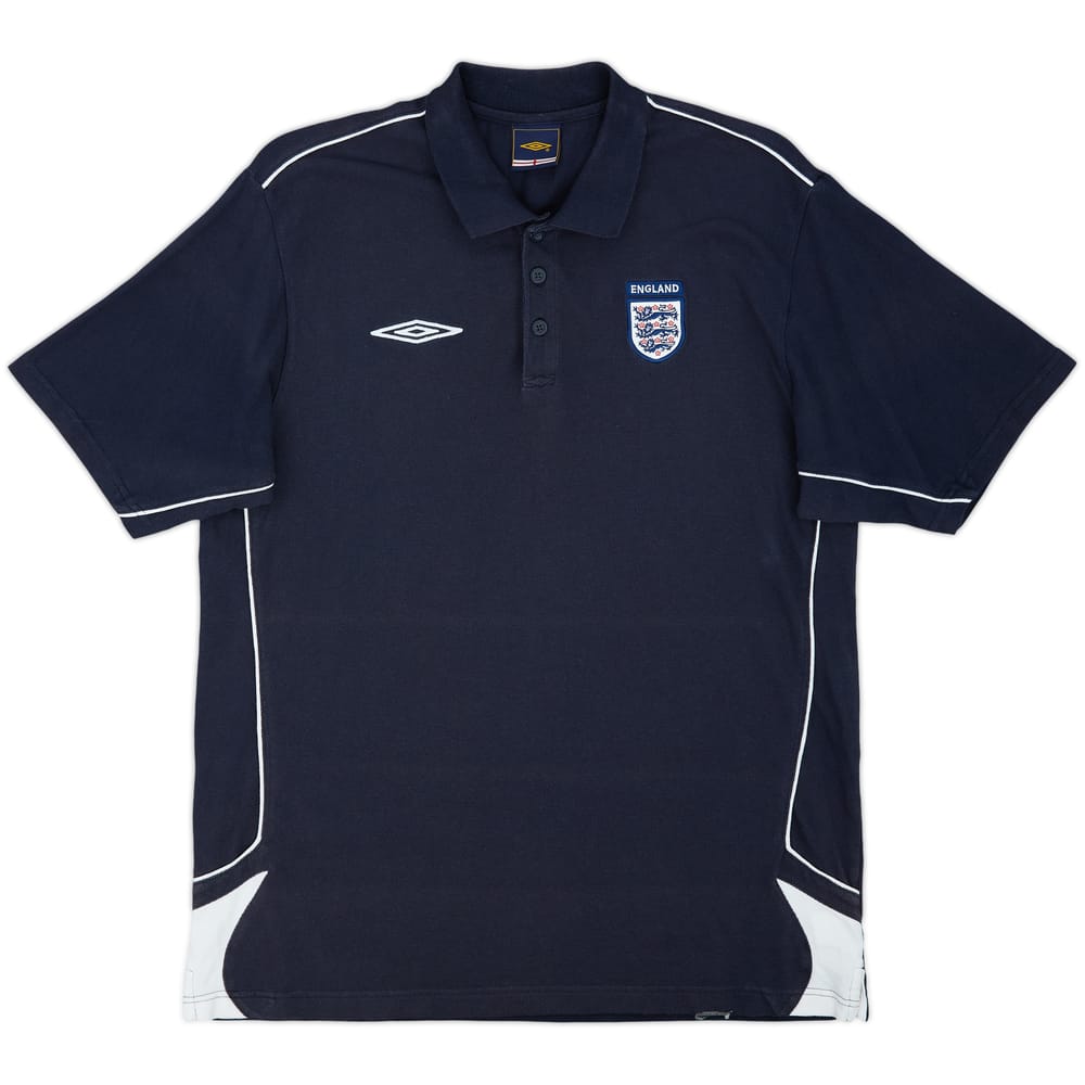 2004-06 England Umbro Polo Shirt - 7/10 - (XL)