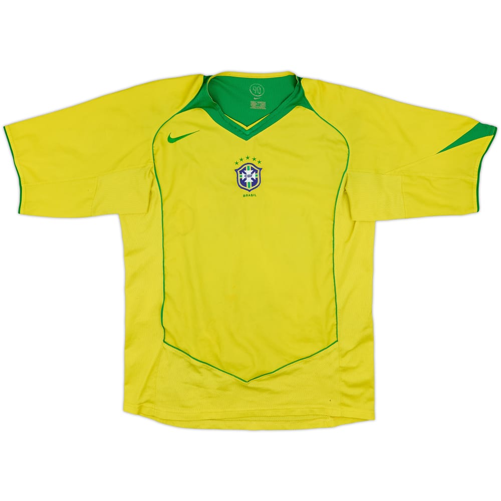 2004-06 Brazil Home Shirt - 4/10 - (M)