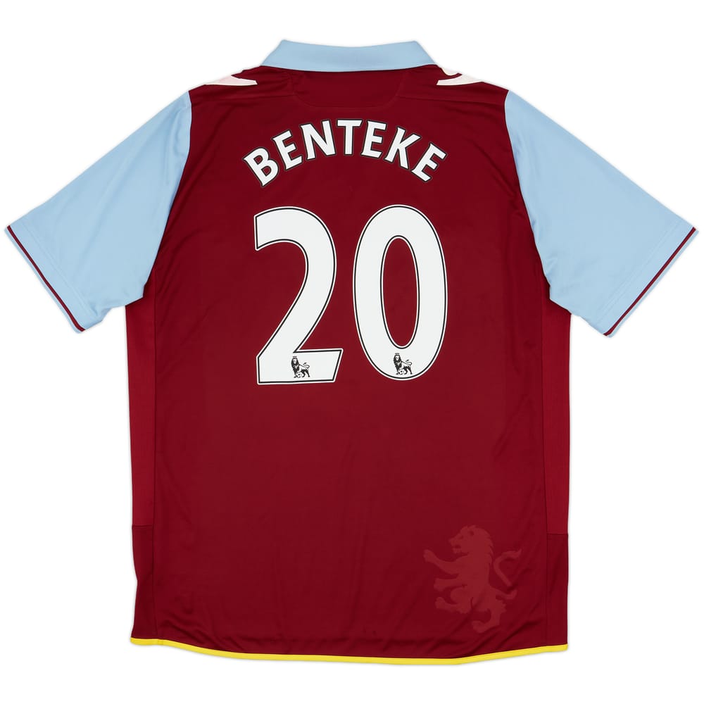 2012-13 Aston Villa Home Shirt Benteke #20 - 6/10 - (XL)