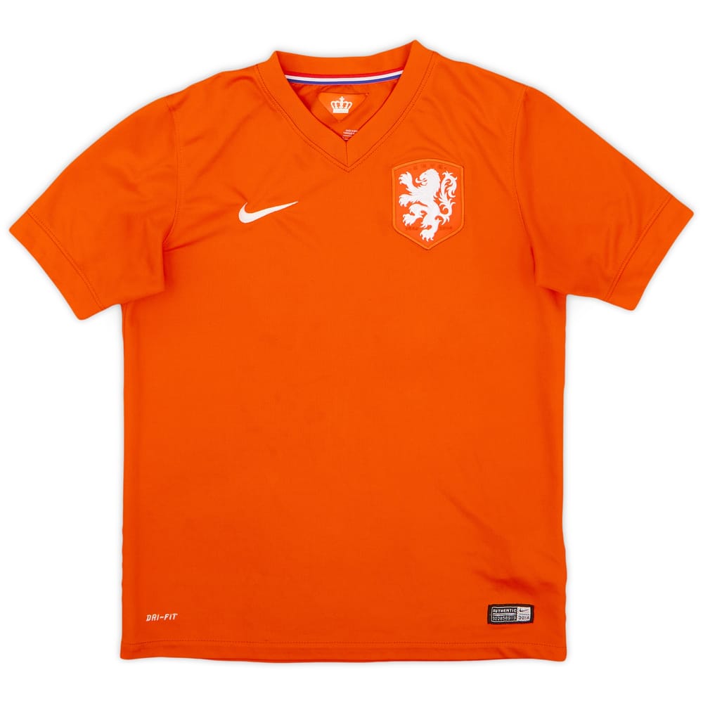 2014-15 Netherlands Home Shirt - 9/10 - (L.Boys)