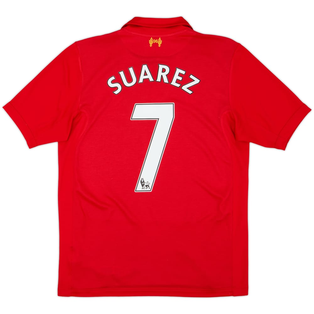 2012-13 Liverpool Home Shirt Suarez #7 - 6/10 - (S)