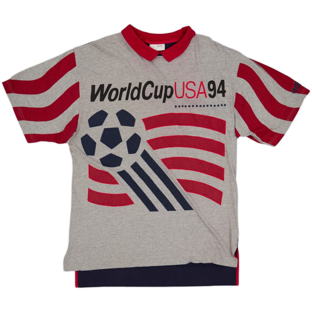 1994 USA adidas 'World Cup 94' Graphic Tee - 9/10 - (L)
