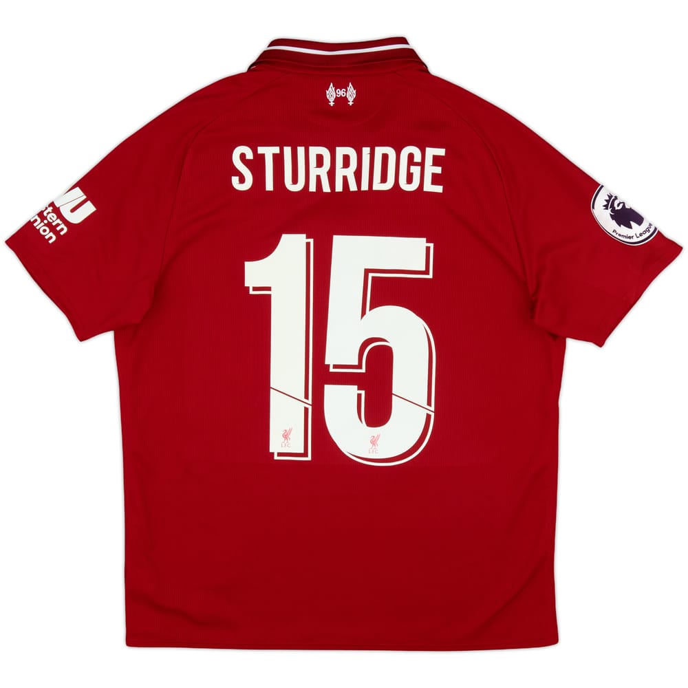 2018-19 Liverpool Home Shirt Sturridge #15 - 7/10 - (S)
