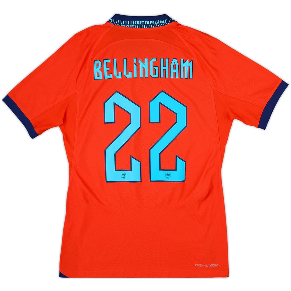 2022-23 England Authentic Away Shirt Bellingham #22 - 10/10 - (M)