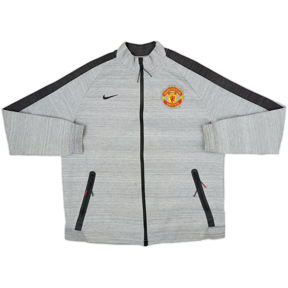 2014-15 Manchester United Nike Tech Fleece Track Jacket - 7/10 - (L)