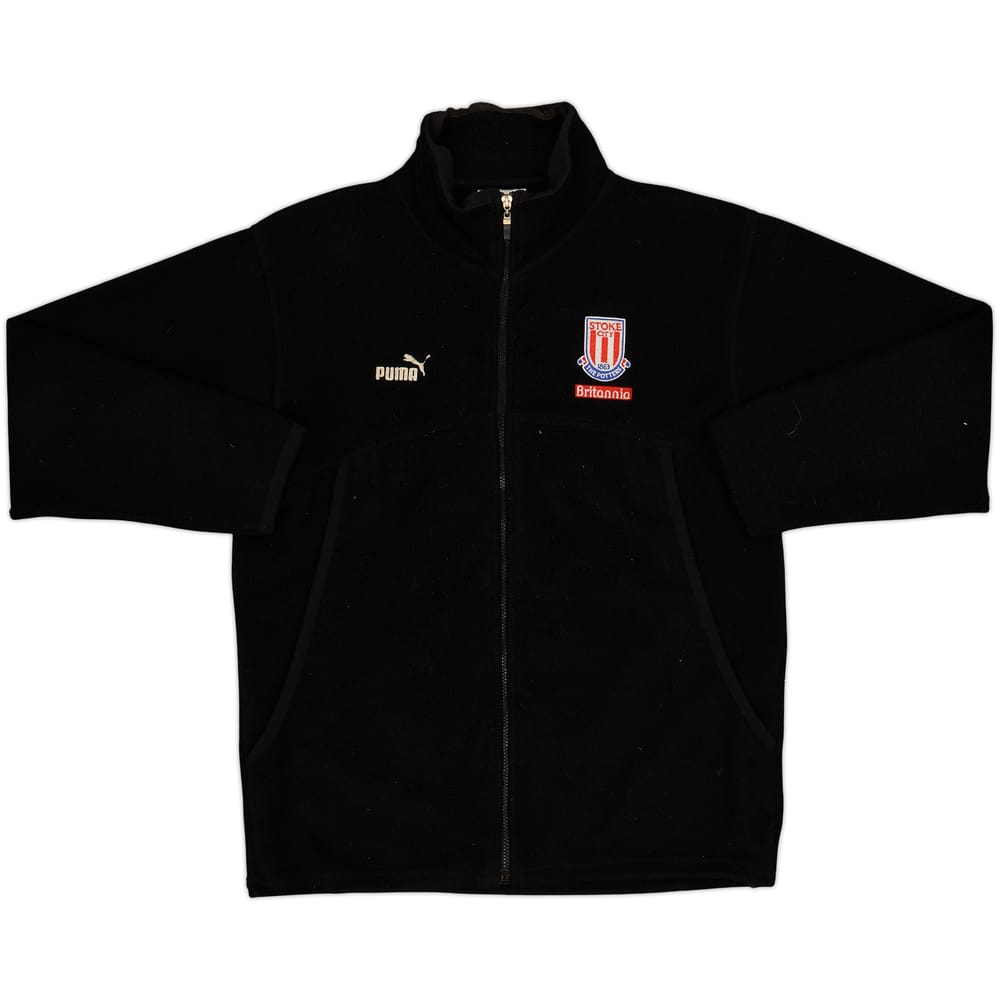 2003-04 Stoke City Puma Fleece Track Jacket - 8/10 - (M)
