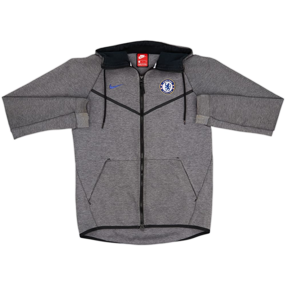 2018-19 Chelsea Nike Hooded Tech Fleece Track Jacket - 8/10 - (S)