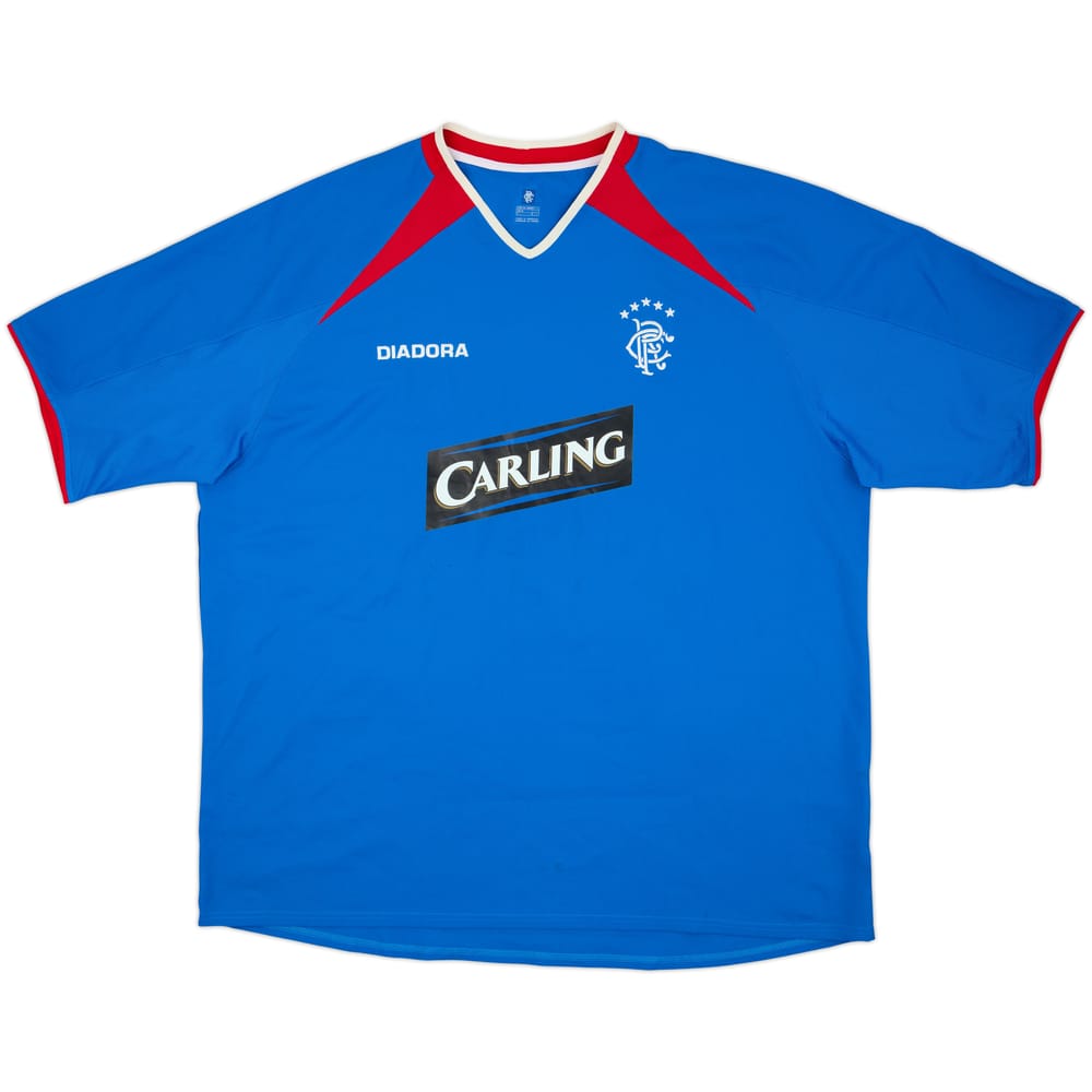2005-06 Rangers Home Shirt - 7/10 - (3XL)