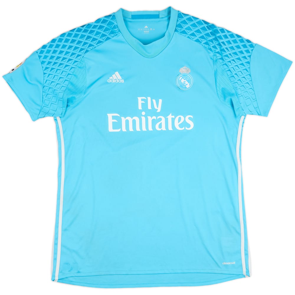 2016-17 Real Madrid GK S/S Shirt - 5/10 - (XL)