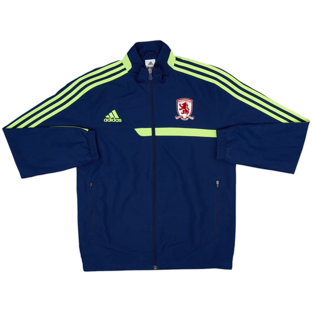 2013-14 Middlesbrough adidas Track Jacket - 8/10 - (S)