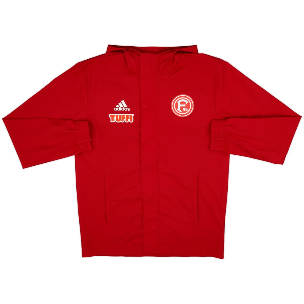 2021-22 Fortuna Dusseldorf adidas Hooded Rain Jacket - 8/10 - (S)