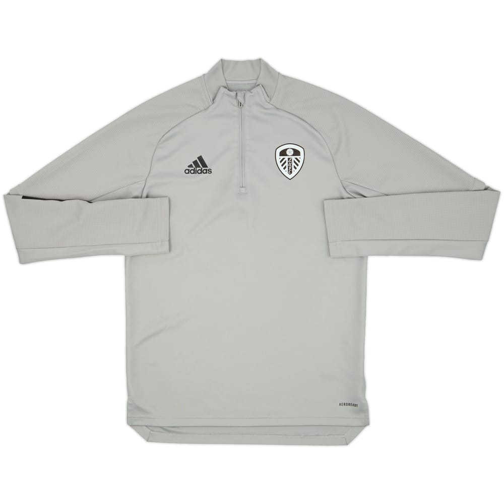 2020-21 Leeds United adidas 1/4 Zip Drill Top - 10/10 - (S)