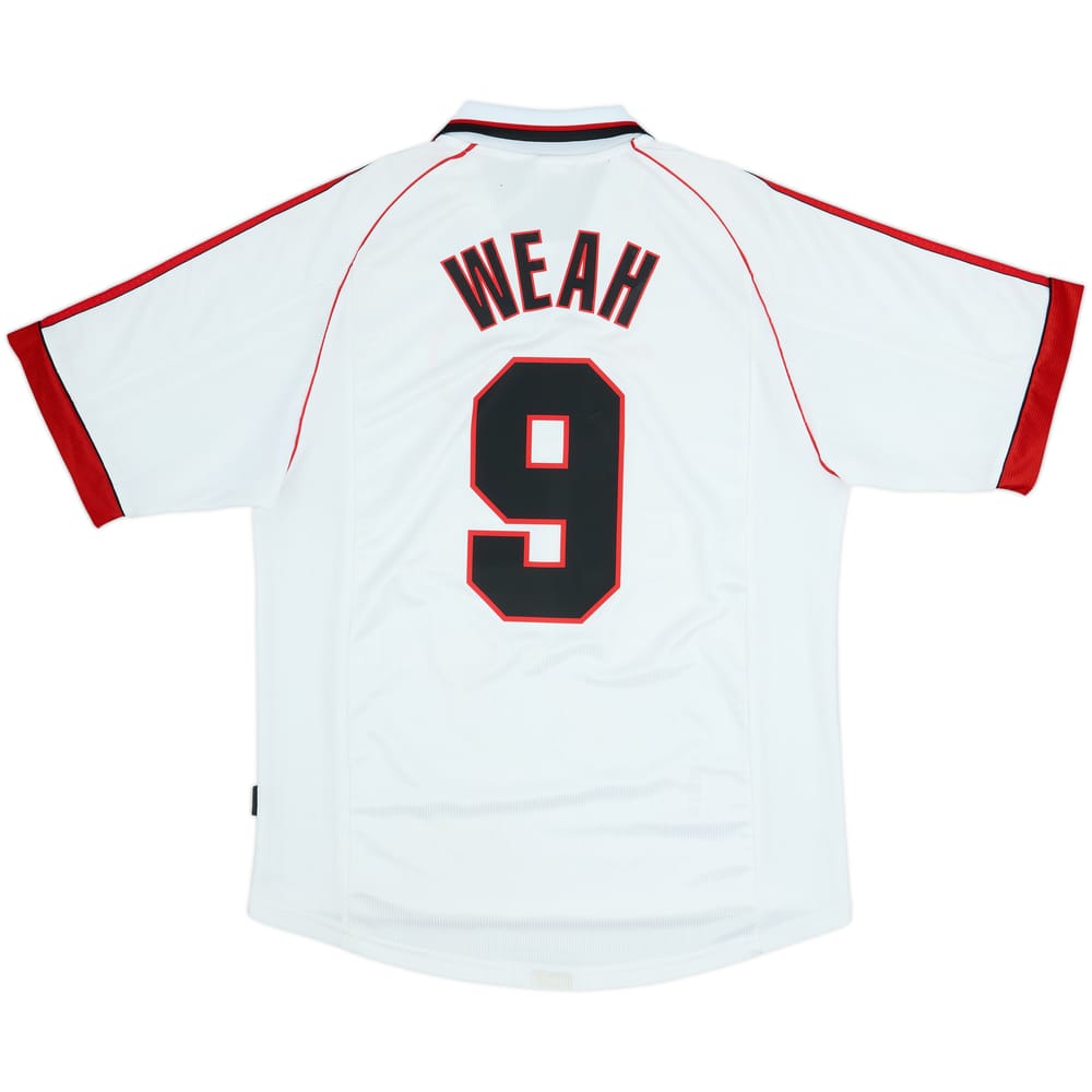 1998-99 AC Milan Away Shirt Weah #9 - 6/10 - (L)