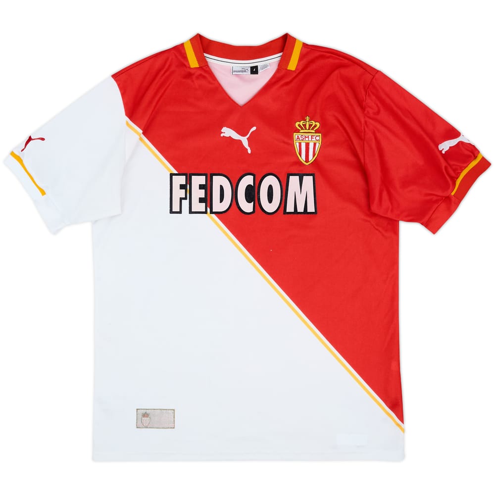 2001-02 Monaco Home Shirt - 7/10 - (L)