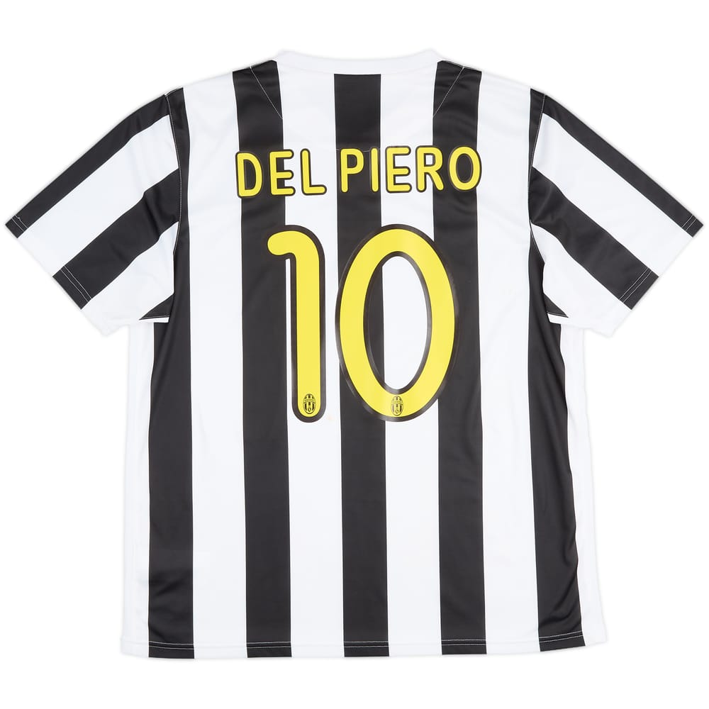 2009-10 Juventus Home Shirt Del Piero #10 - 6/10 - (L)
