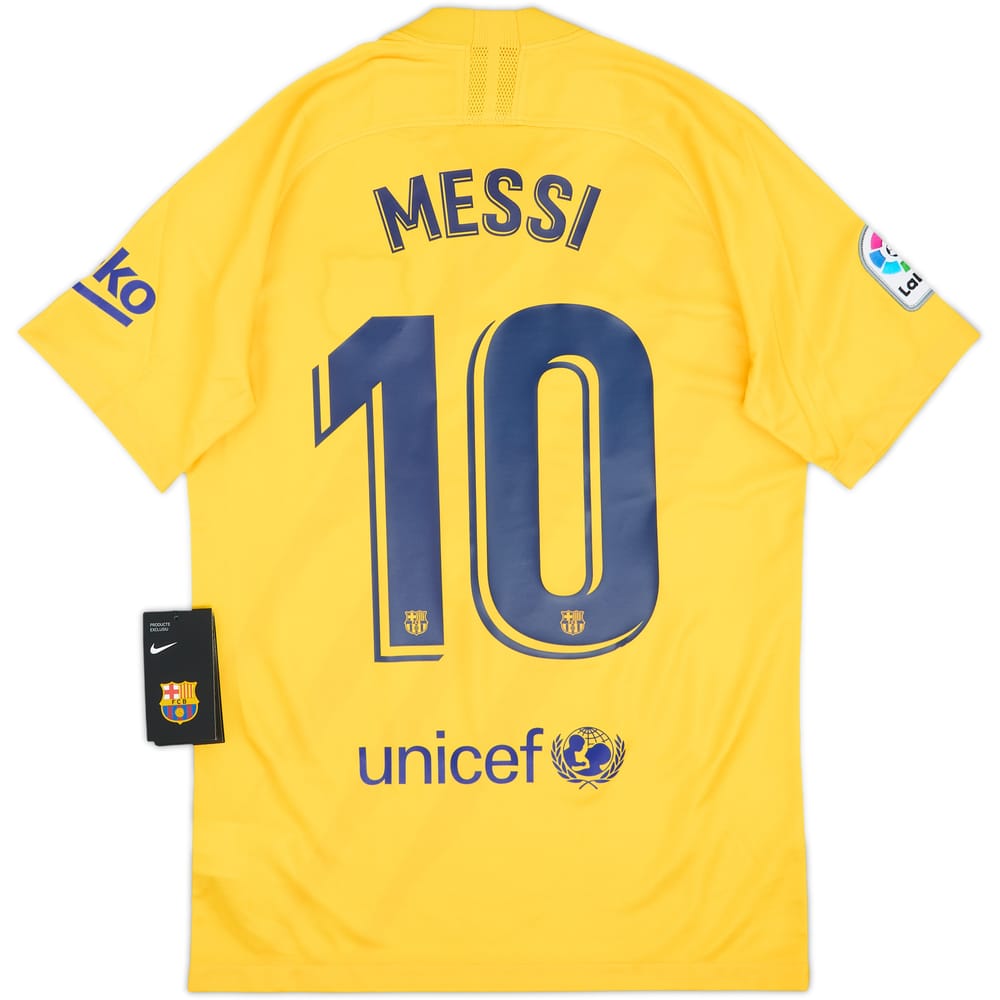 2019-20 Barcelona 'Senyera' Fourth Shirt Messi #10 (S)