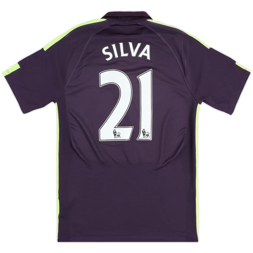 2014-15 Manchester City Third Shirt Silva #21 - 6/10 - (S)