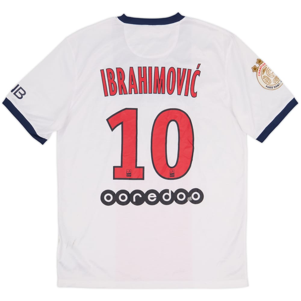 2013-14 Paris Saint-Germain Away Shirt Ibrahimovic #10 - 6/10 - (M)