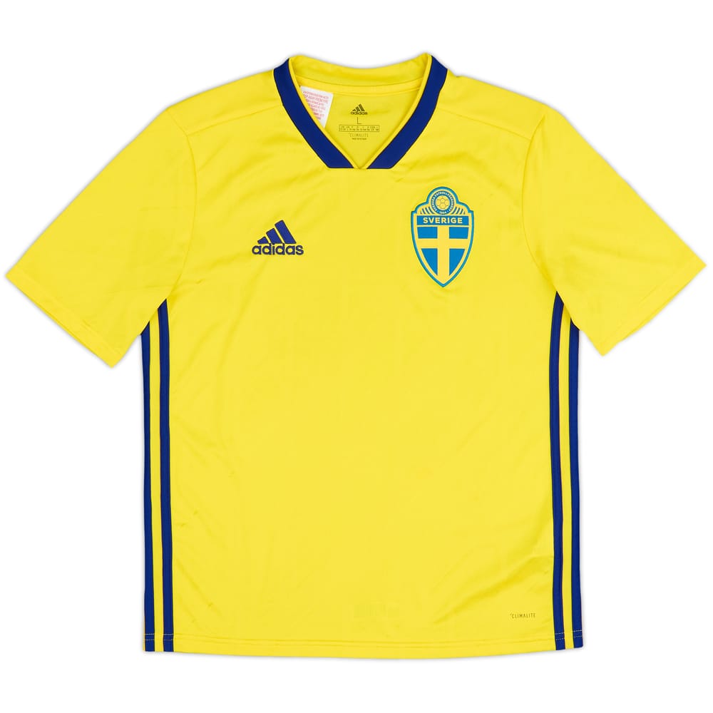 2018-20 Sweden Home Shirt - 7/10 - (L.Boys)