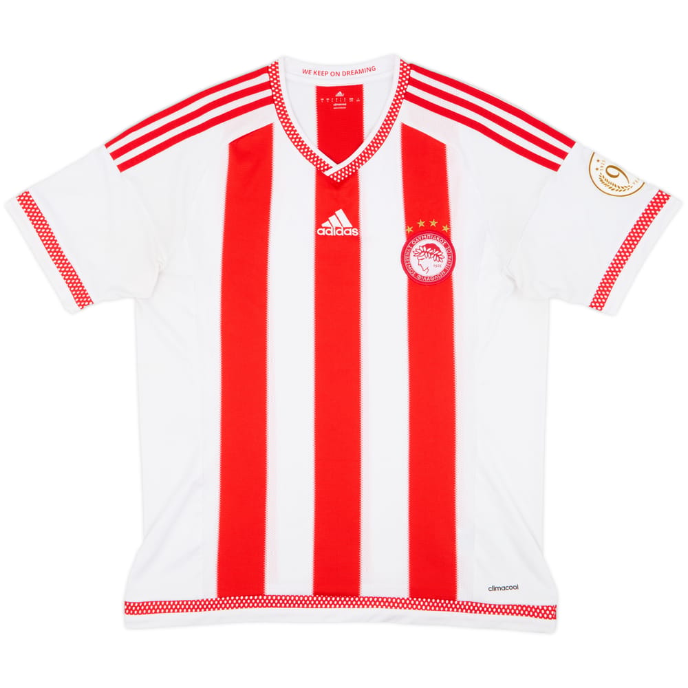 2015-16 Olympiakos Home Shirt - 8/10 - (L)