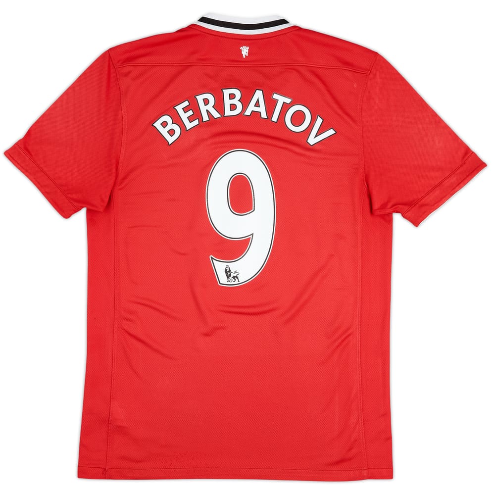 2011-12 Manchester United Home Shirt Berbatov #9 - 6/10 - (M)