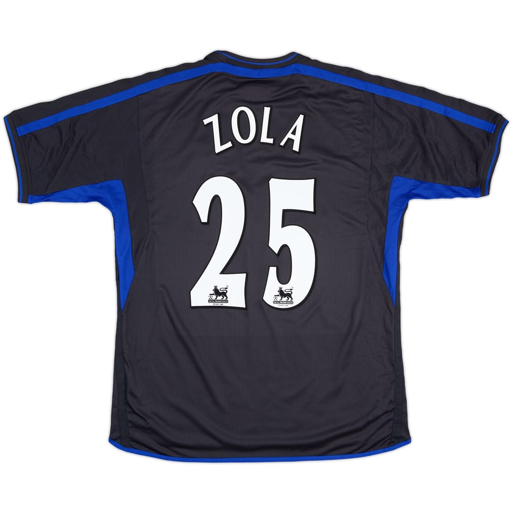 2002-04 Chelsea Away Shirt Zola #25 - 8/10 - (L)