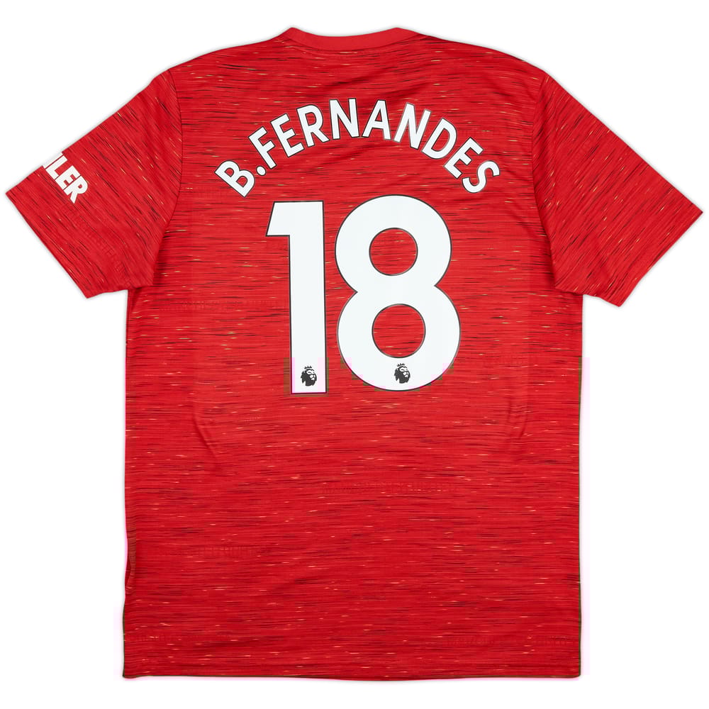 2020-21 Manchester United Home Shirt B.Fernandes #18 - 6/10 - (L)